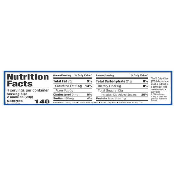 OREO, Double Stuf Chocolate Sandwich Cookies, King Size Snack Pack, 8 Ct, 4.1 oz