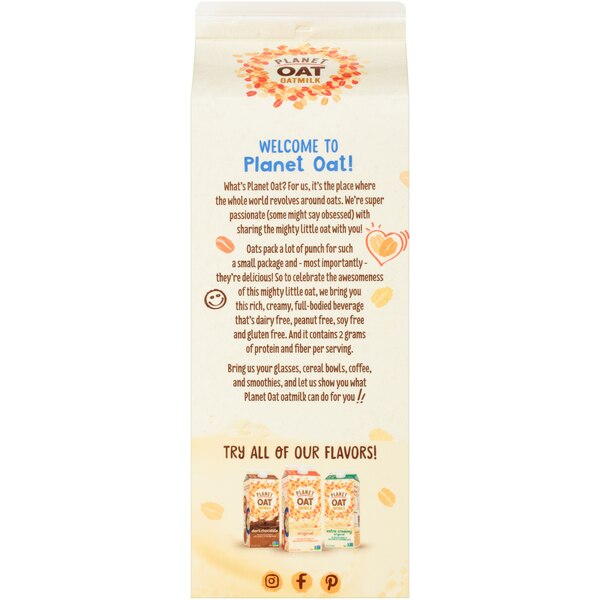 Planet Oat Oatmilk, 52 OZ