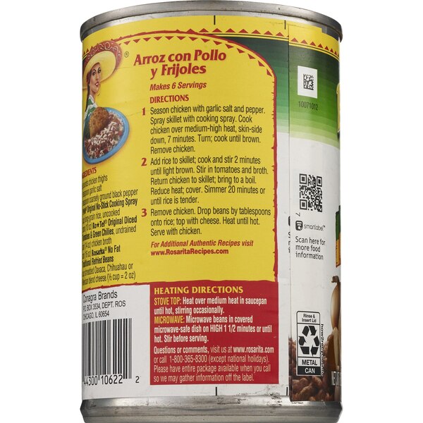 Rosarita No Fat Traditional Refried Beans