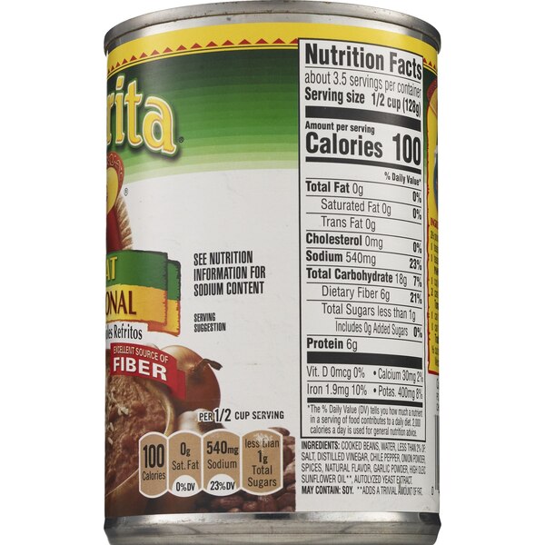 Rosarita No Fat Traditional Refried Beans