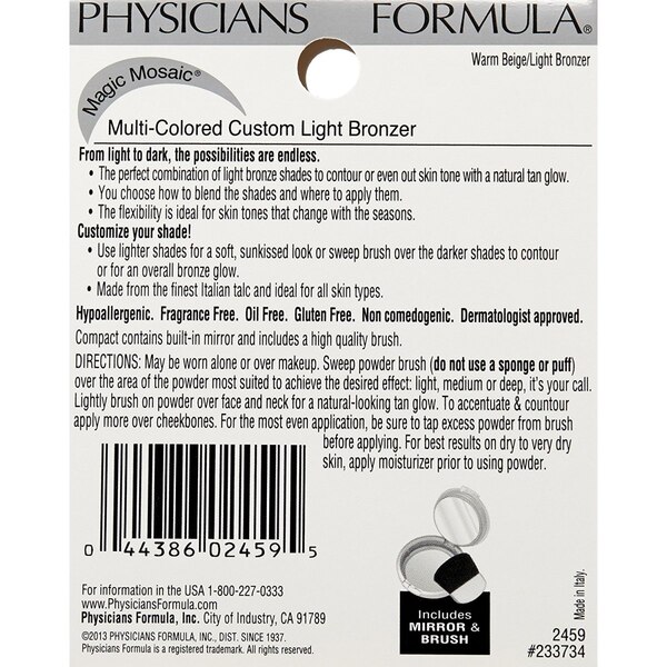 Physicians Formula Magic Mosaic - Polvo compacto personalizado multicolor