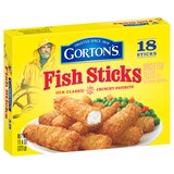 Gortons Crunchy Breaded Fish Sticks, 18 ct, 11.4 oz, thumbnail image