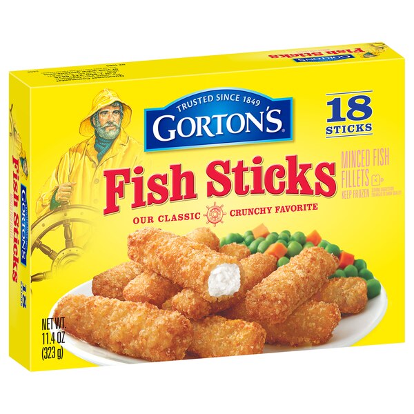 Gortons Crunchy Breaded Fish Sticks, 18 ct, 11.4 oz
