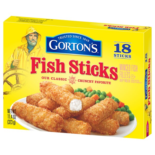 Gortons Crunchy Breaded Fish Sticks, 18 ct, 11.4 oz