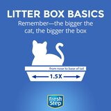 Fresh Step Non-Clumping Premium Clay Litter, Febreze Freshness, 7 lbs, thumbnail image