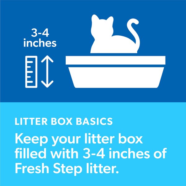 Fresh Step Odor Shield Clumping Cat Litter with Febreze Freshness, 14 lb