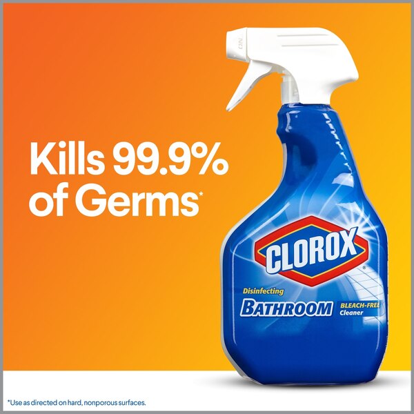Clorox Disinfecting Bathroom Cleaner Spray, Original, 31.30 OZ