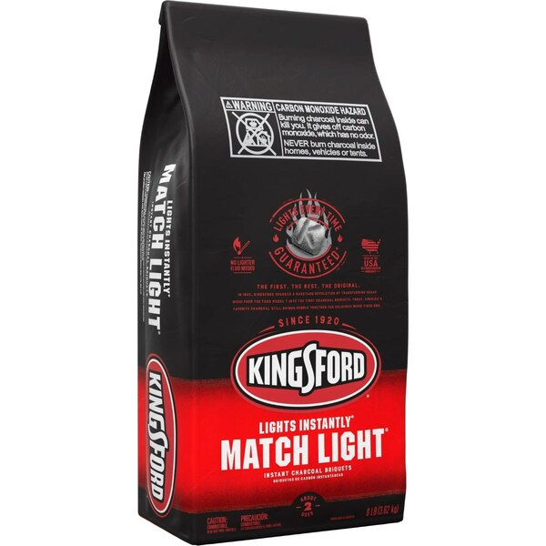 Kingsford Match Light Instant Charcoal Briquettes, 8 lb