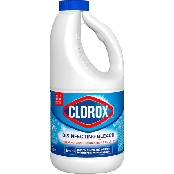 Clorox Concentrated Formula Disinfecting Bleach, Regular, 43 fl oz