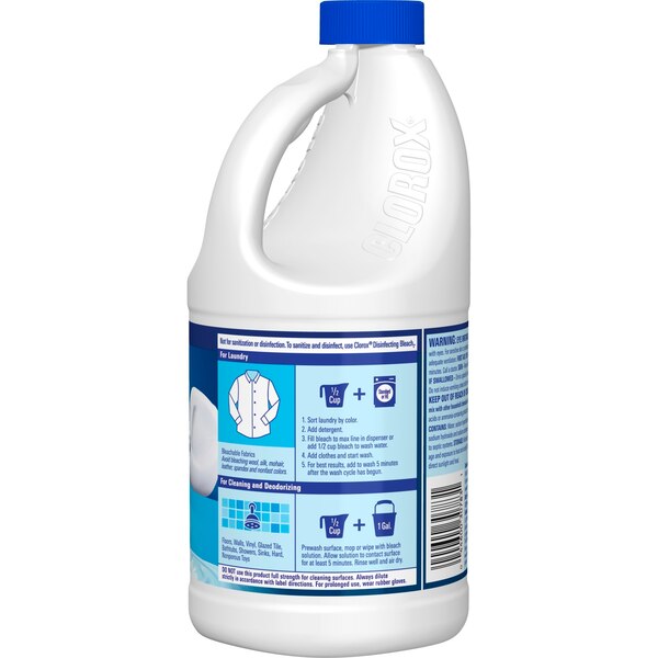Clorox No Splash Formula Bleach, 40 OZ