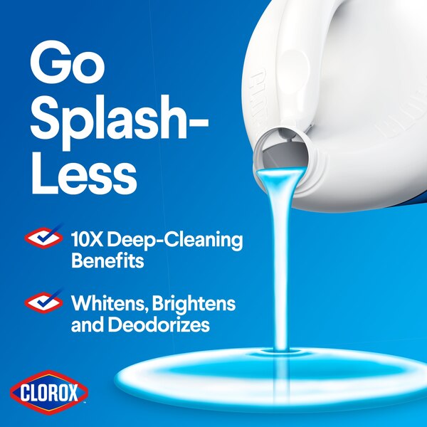 Clorox No Splash Formula Bleach, 40 OZ