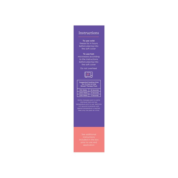 Lansinoh Breast Therapy Pack, Hot and Cold Breast Pads, 2 PK