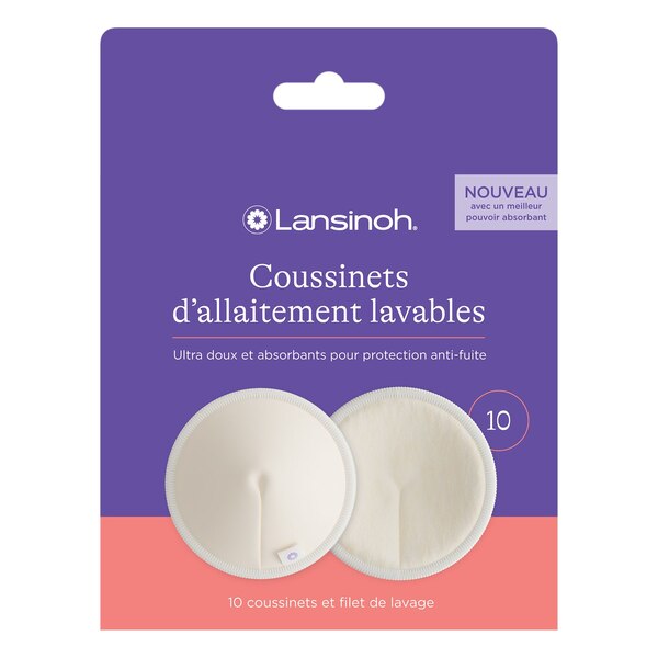 Lansinoh Washable Nursing Pads, 10 CT