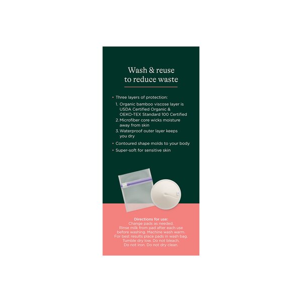 Lansinoh Washable Nursing Pads, 10 CT
