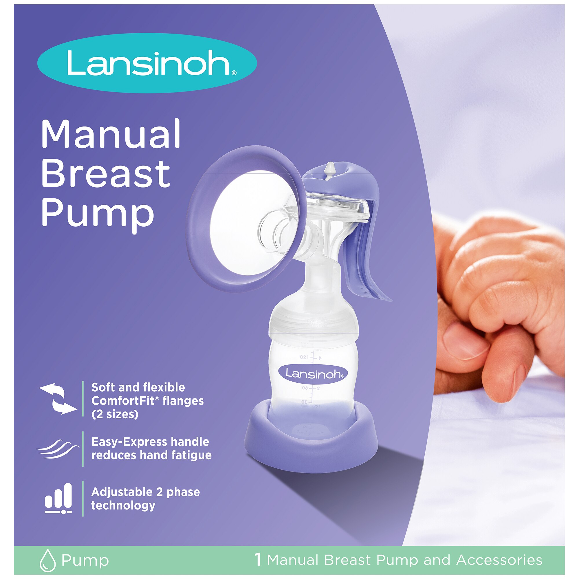 Lansinoh - Extractor de leche manual