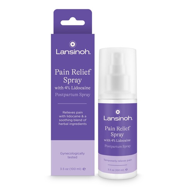 Lansinoh Postpartum Pain Relieft Spray, 3.5 OZ