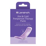 Lansinoh Hot and Cold Pads for Postpartum Essentials, Purple, 2 CT, thumbnail image