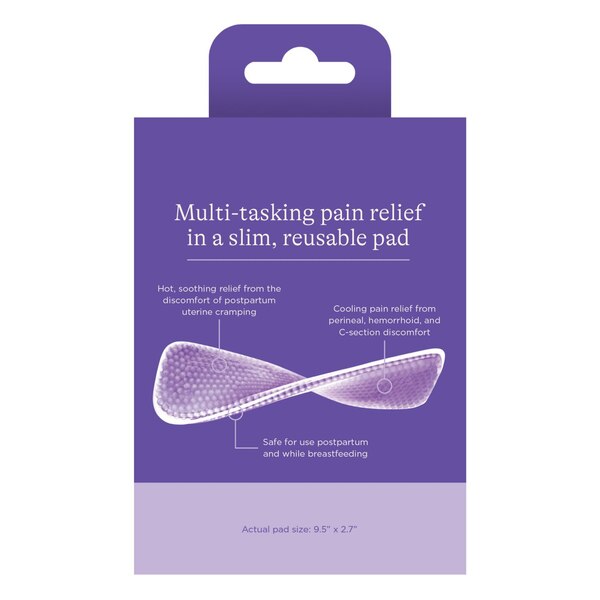 Lansinoh Hot and Cold Pads for Postpartum Essentials, Purple, 2 CT