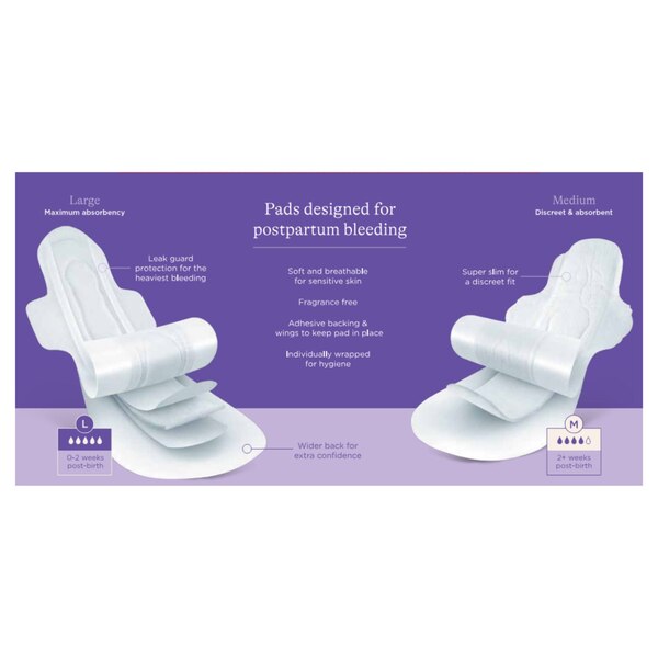 Lansinoh Postpartum Pads Bundle