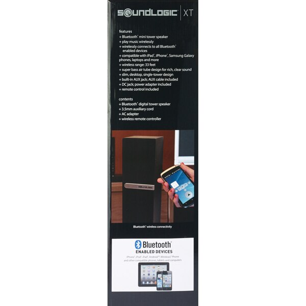SoundLogic - Altavoz tipo minitorre con Bluetooth