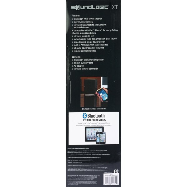 SoundLogic - Altavoz tipo minitorre con Bluetooth