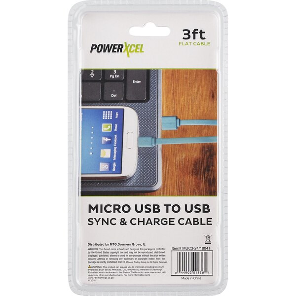 PowerXcel Micro USB Charge Cable