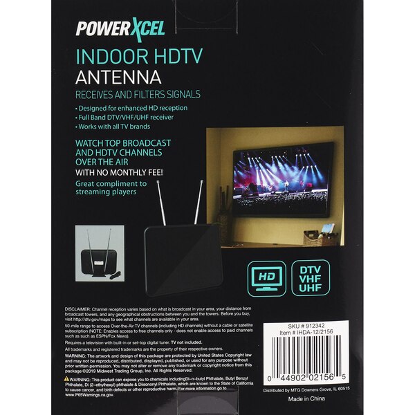 Powerxcel Indoor HDTV Antenna