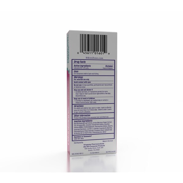 Bikini Zone Soothing Medicated Creme with Lidocaine, 1 OZ
