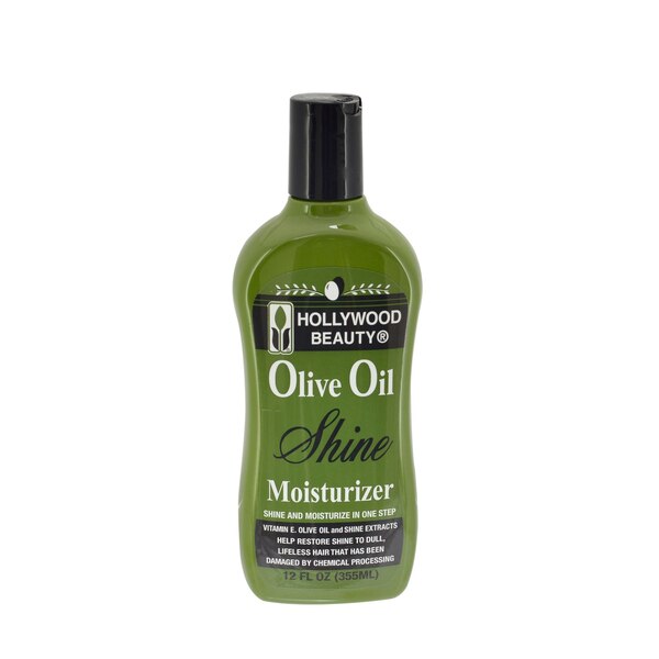 Hollywood Beauty Olive Oil Shine Hair Moisturizer, 12 OZ