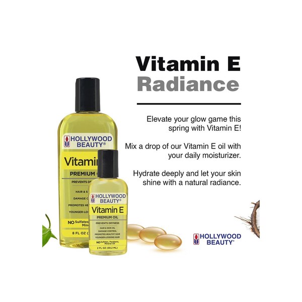 Hollywood Vitamin E Oil, 2 OZ