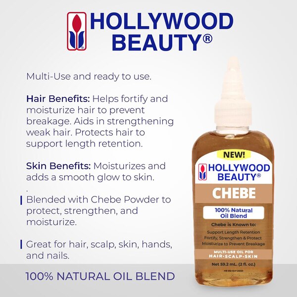 Hollywood Beauty Chebe Hair Oil, 2 OZ