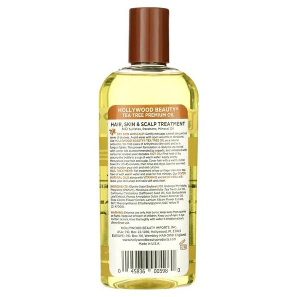 Hollywood Tea Tree Oil,  8 OZ