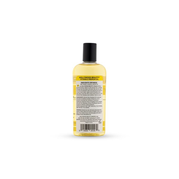 Hollywood Beauty Vitamin E Premium Hair Oil, 8 OZ