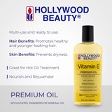 Hollywood Beauty Vitamin E Premium Hair Oil, 8 OZ, thumbnail image 3 of 4