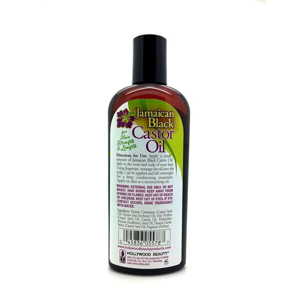 Hollywood Jamaican Black Castor Oil, 8 OZ