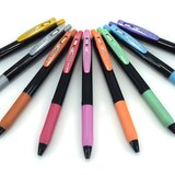 Zebra Sarasa Clip Retractable Gel Pens, 0.5mm, Assorted Decoshine Colors, 9 pk, thumbnail image