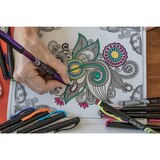 Zebra Pen Sarasa Fineliner Pen, 0.8mm Fine, Assorted, 10 CT, thumbnail image
