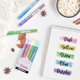 Zebra Pen Kirarich Glitter Highlighter, Chisel Tip, 5 ct, thumbnail image