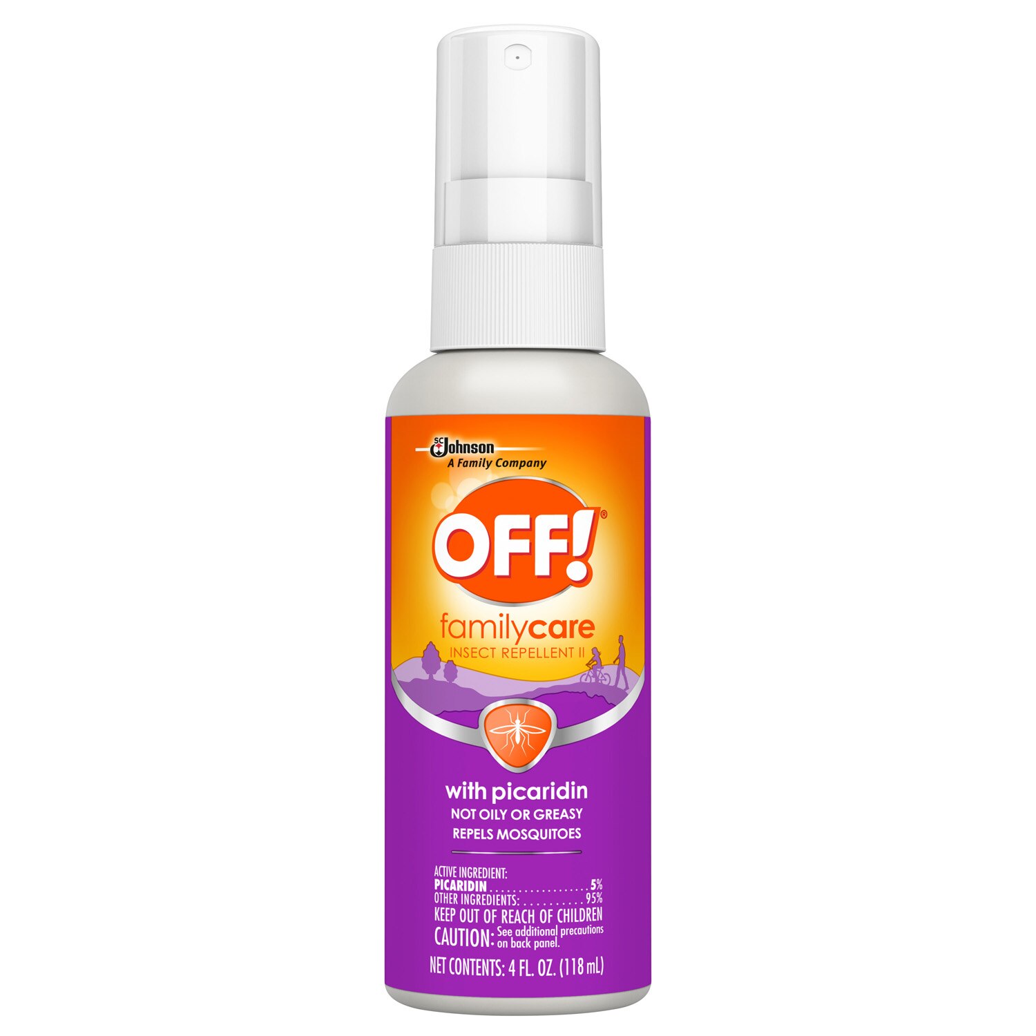 OFF! FamilyCare Insect Repellent II, 4 OZ