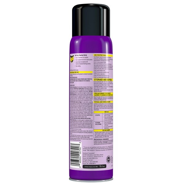 Raid Bed Bug Foaming Spray, 16.5 OZ