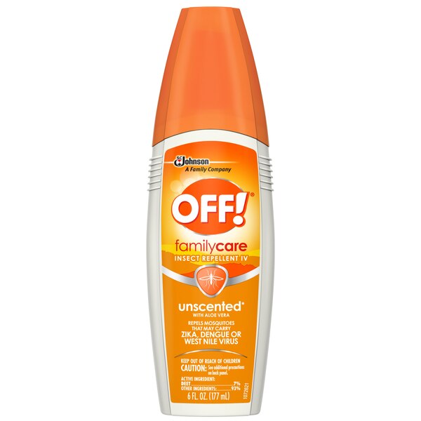 OFF! FamilyCare Insect Repellent IV, Unscented, 6 oz