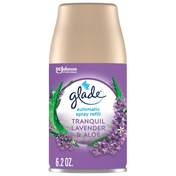 Glade Air Freshener Automatic Spray Refill, Lavender & Aloe, 6.2 oz