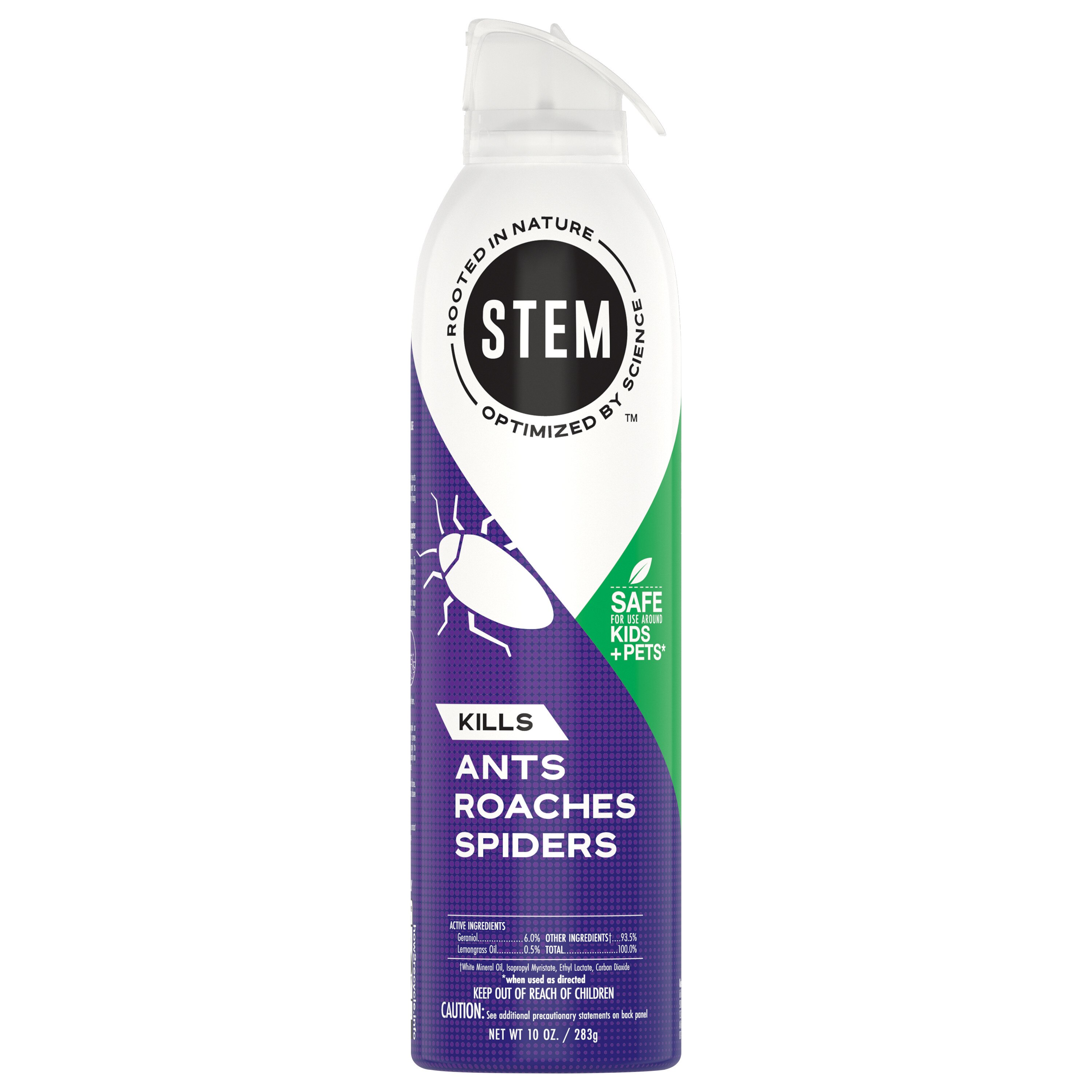 STEM Kills Ants, Roaches and Spiders Botanical Insect Killer, 10 oz