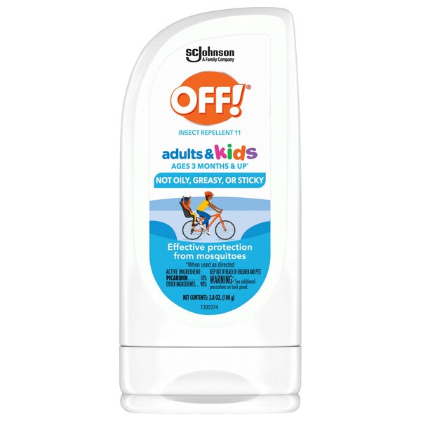 OFF! Adult & Kids Insect Repellent Lotion, 3.8 oz
