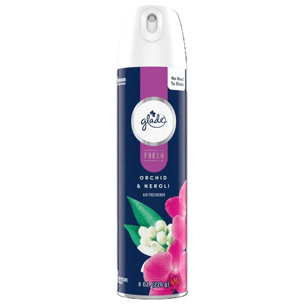 Glade Soft Mist Air Freshener Spray, Fresh Orchid Scent, 8 oz