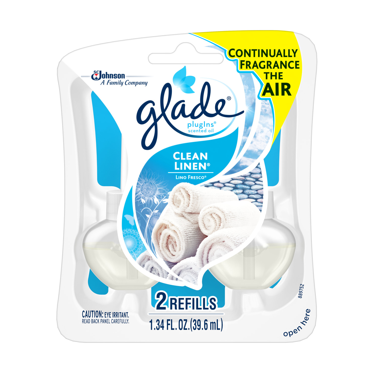 Glade PlugIn Scented Oil Refill, Hawaiian Breeze