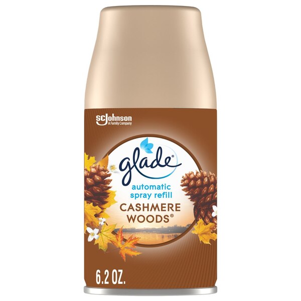 Glade Automatic Spray Refill, Cashmere Woods, 6.2 oz