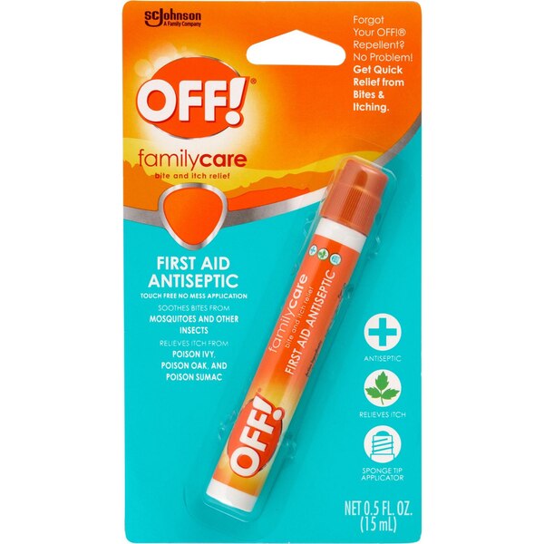 OFF! Familycare Bite & Itch Relief First Aid Antiseptic Pen, 0.5 oz 