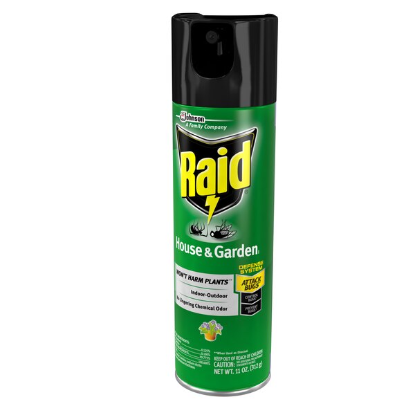Raid House & Garden Bug Killer Spray Indoor-Outdoor