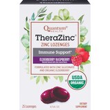 Quantum Health ThereaZinc Zinc Lozenges, Elderberry Raspberry, 25 CT, thumbnail image